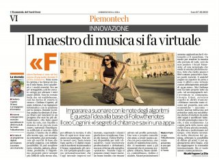 Our release on Corriere della Sera newspaper!